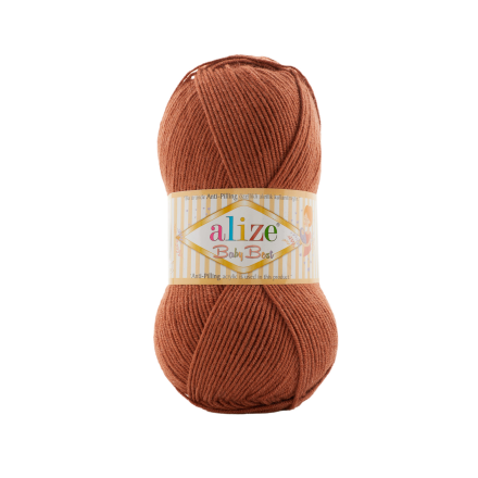 Baby Best (Alize) 572 св.коричневый, пряжа 100г