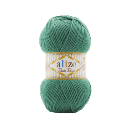Baby Best (Alize) 623 тропический зеленый, пряжа 100г