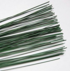 FIW-0.7 01 зеленая проволока флористическая в оплётке 0.7мм 20шт