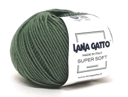 Super Soft (Lana Gatto) 14757 т.шалфей, пряжа 50г