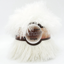 Single (Lanoso) 901 молочный, пряжа 100г