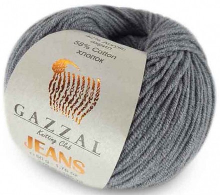 Jeans (Gazzal) 1140 маренго, пряжа 50г
