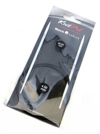 12198 Nova Cubics KnitPro спицы круговые 4,5 мм 80 см