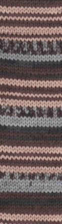 Wooltime (Alize) 11015 коричневый принт, пряжа 100г