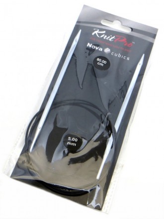 12199 Nova Cubics KnitPro спицы круговые 5 мм 80 см