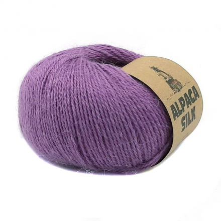 Alpaca Silk (Kutnor) 1778 темная сухая роза, пряжа 50г
