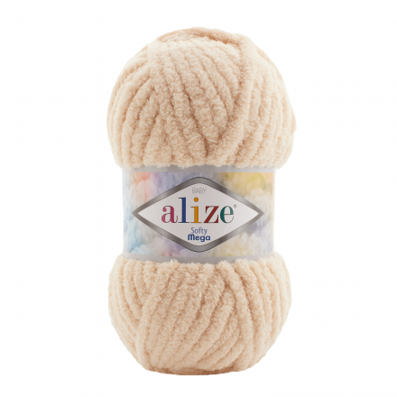 Softy Mega (Alize) 310 медовый, пряжа 100г