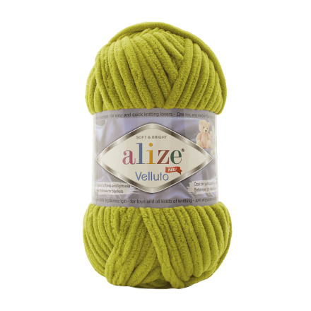 Velluto (Alize) 11 фисташка, пряжа 100г