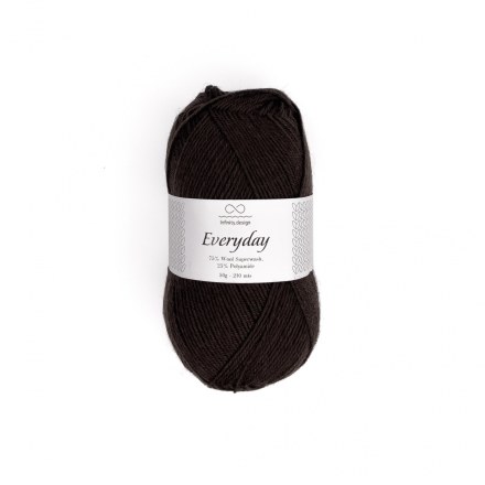 Everyday (Infinity) 3082 коричневый, пряжа 50г
