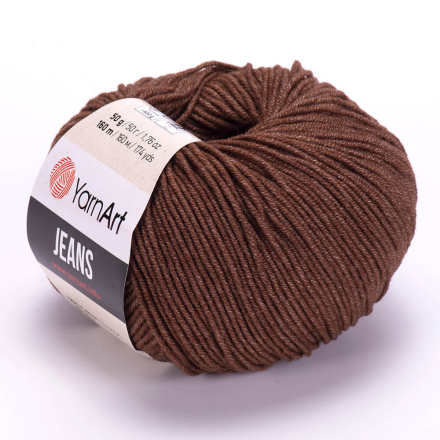 Jeans (Yarnart) 70 мол.шоколад, пряжа 50г