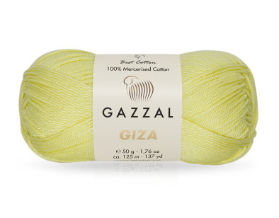 Giza (Gazzal) 2459 св.желтый, пряжа 50г