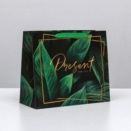 4725121 &quot;Present for you&quot; подарочный пакет 27х23х11,5 см