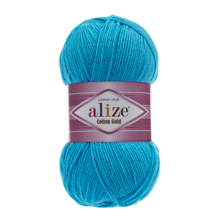 Cotton Gold (Alize) 16 т.бирюза, пряжа 100г