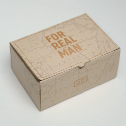 3907225 &quot;For real man&quot; коробка подарочная 22х15х10 см