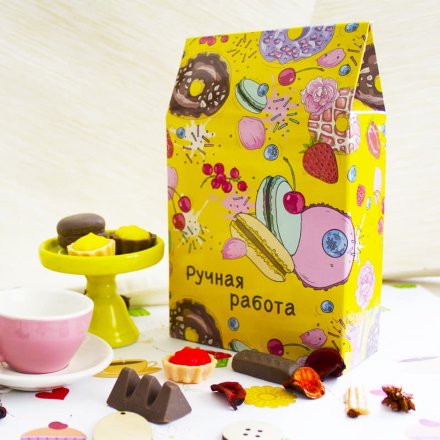 &quot;Пончики&quot; коробочка вертикальная