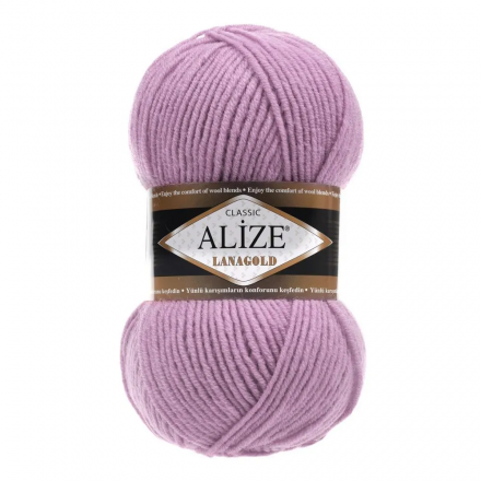Lanagold (Alize) 505 пепельно-сиреневый, пряжа 100г