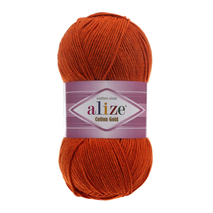 Cotton Gold (Alize) 36 терракот, пряжа 100г