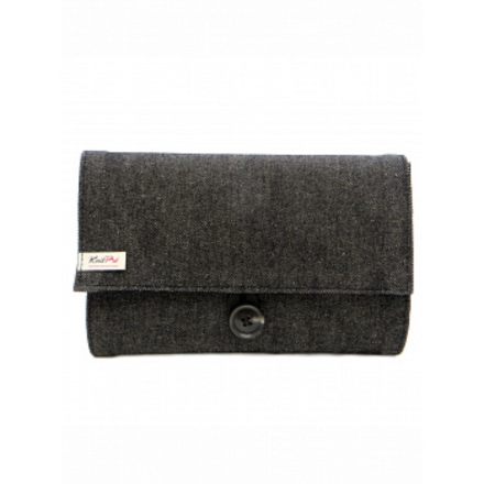 20649 Charcoal Ruby KnitPro набор съемных деревянных спиц (Делюкс)