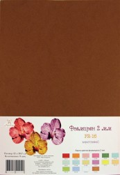 F2-16 фоамиран коричневый 2 мм, 21х30 см