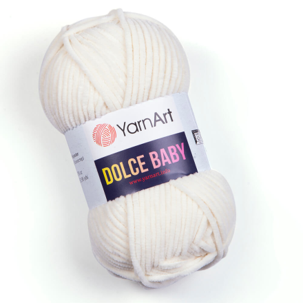 Dolce Baby (Yarnart) 745 молочный, пряжа 50г