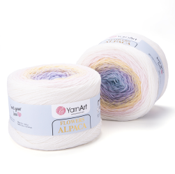Flowers Alpaca (Yarnart) 402, пряжа 250 г
