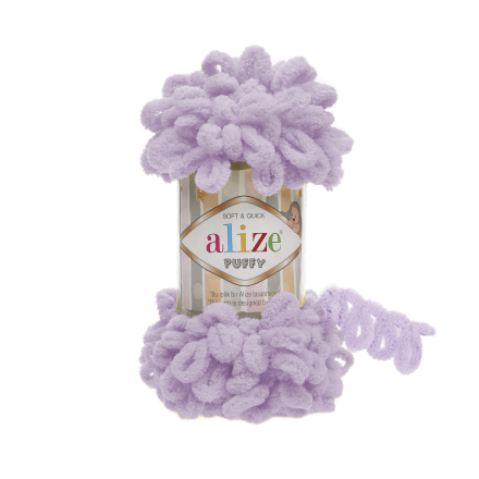 Puffy (Alize) 27 св.сирень, пряжа 100г