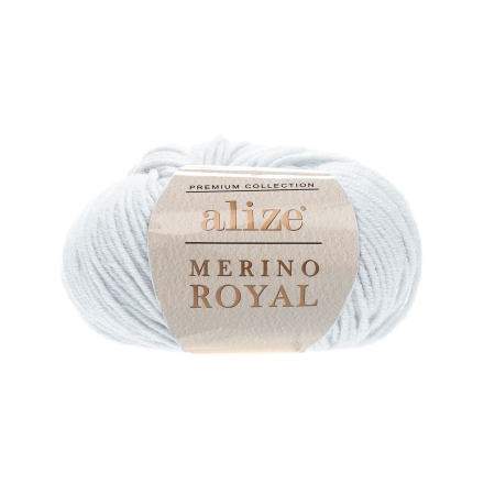 Merino royal (Alize) 698 серебристый, пряжа 50г