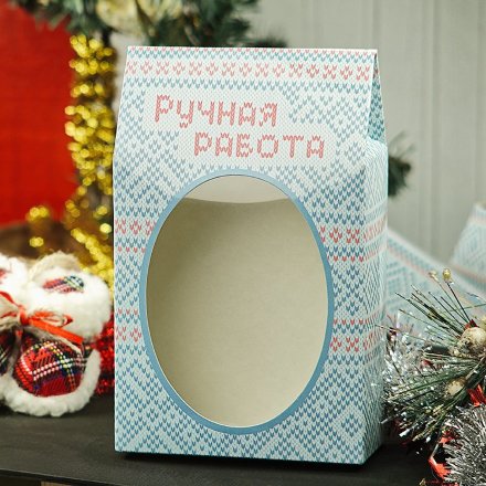 &quot;Скандинавская коллекция (голубая)&quot; коробочка вертикальная