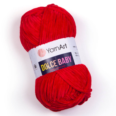 Dolce Baby (Yarnart) 748 алый, пряжа 50г