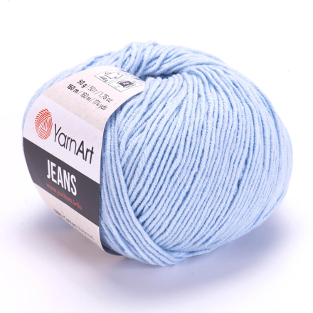 Jeans (Yarnart) 75 голубой, пряжа 50г