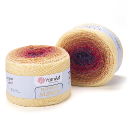 Flowers Alpaca (Yarnart) 418, пряжа 250 г