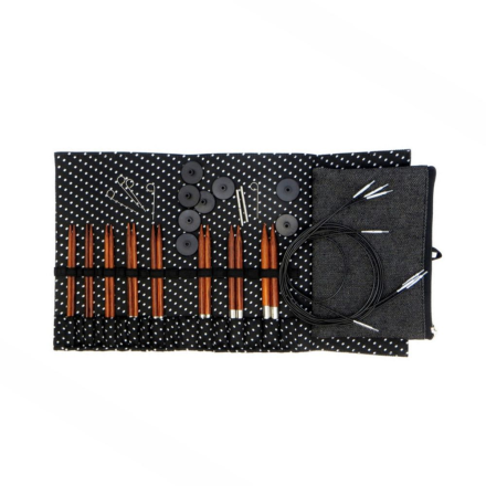 20648 Cocobola KnitPro набор съемных деревянных спиц (Делюкс)