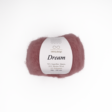 Dream (Infinity) 4042 античная роза, пряжа 50г