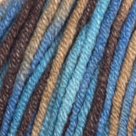 Jeans Crazy (Yarnart) 7202 яр.голубой принт, пряжа 50г