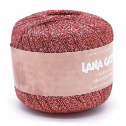 New Glitter (Lana Gatto) 9116 увядшая роза, пряжа 25г