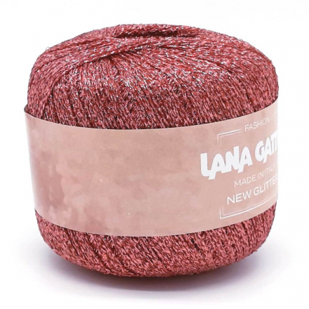 New Glitter (Lana Gatto) 9116 увядшая роза, пряжа 25г
