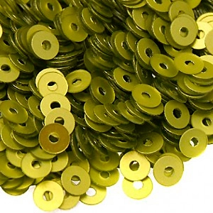 726W цв.Lime Satinati, пайетки итальянские 3мм 3г