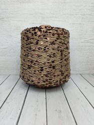 Shine Pail (Kutnor) 128 какао, пряжа бобинная итальянская 1г