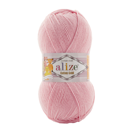 Cotton Gold (Alize) 638 роз.персик, пряжа 100г