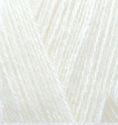 Angora Gold (Alize) 62 св.молочный, пряжа 100г