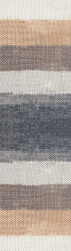 Bella batik (Alize) 5742 какао-серый, пряжа 100г