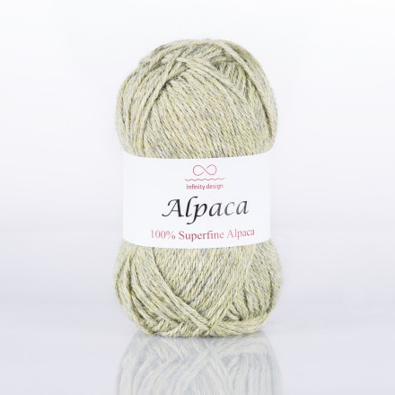 Alpaca (Infinity) 0723 св.фисташка, пряжа 50г
