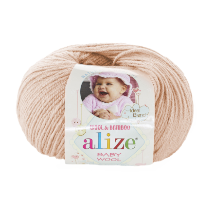 Baby Wool (Alize) 382 пудра, пряжа 50г
