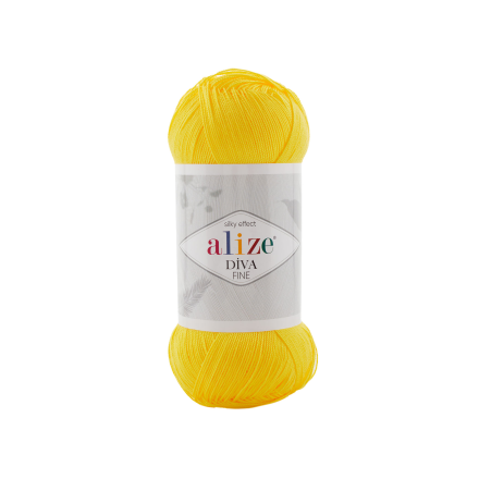 Diva Fine Forever (Alize) 110 солнечный, пряжа 100г