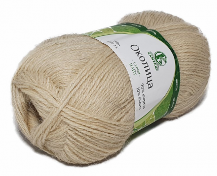 Околица (Камтекс) 001 суровый, пряжа 100г