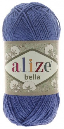 Bella (Alize) 333 ярко синий, пряжа 100г