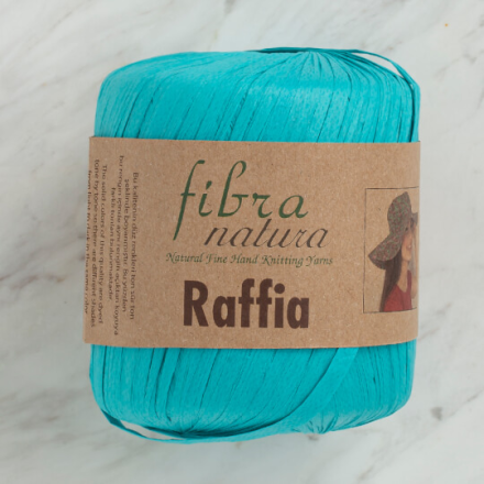 Raffia (Fibra Natura) 116-09 голубой, пряжа 40г