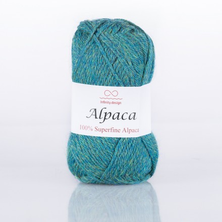 Alpaca (Infinity) 0740 бирюза, пряжа 50г