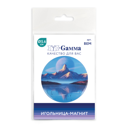 BEM 17 Манящие горы, игольница-магнит 56мм