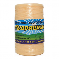 Кудряшка (Мочалка) 029 чайная роза, 100г